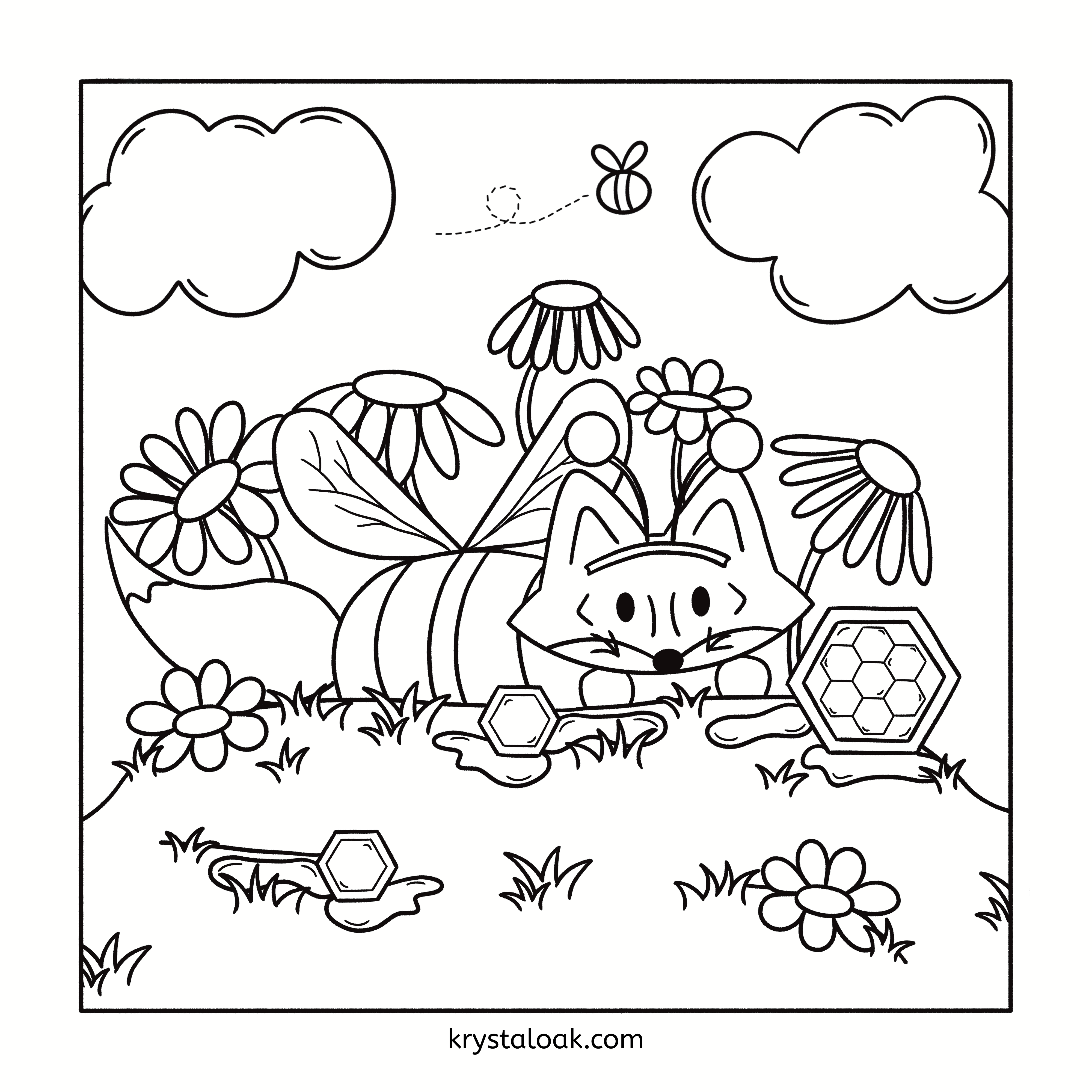 Preview of Flowers for Days coloring page